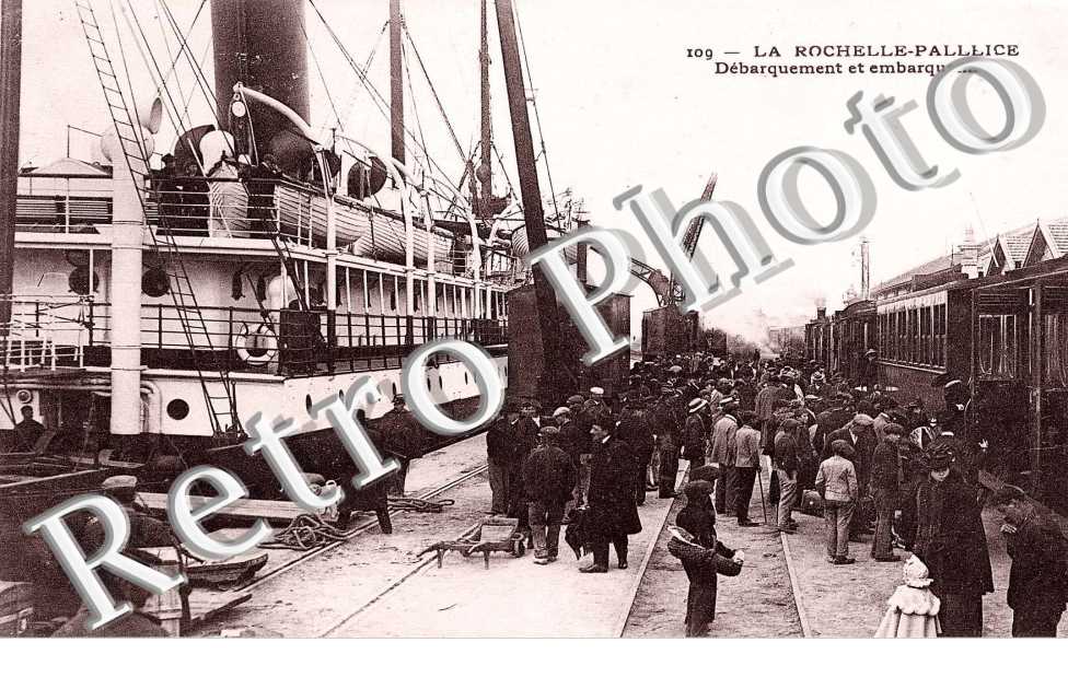 LA PALLICE  debarquement et embarquement