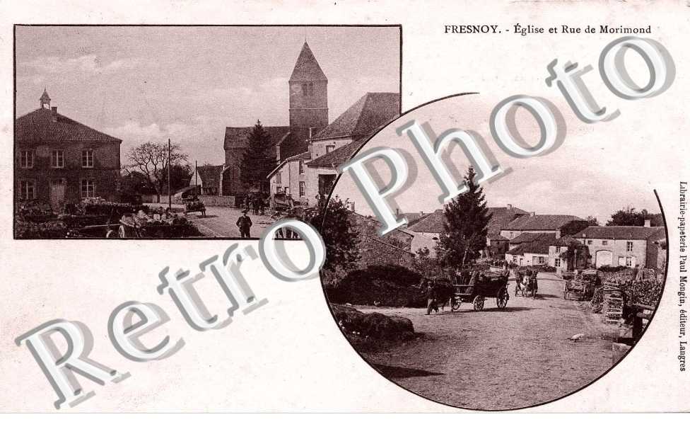 Morimond - Eglise et rue de Morimond