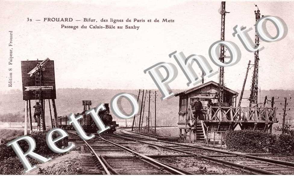 Bifur. des lignes de Paris et de Metz - Passage du Calais-Bale au Saxby