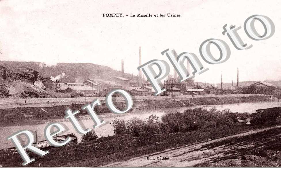 La Moselle et les usines