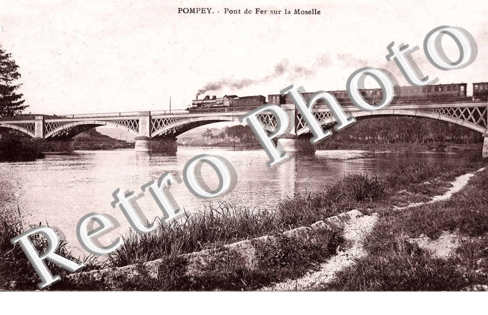 Pont de fer sur la moselle
