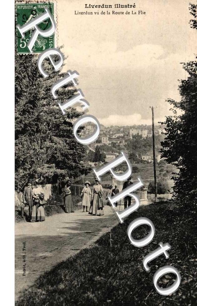 vu de la route de la Flie
