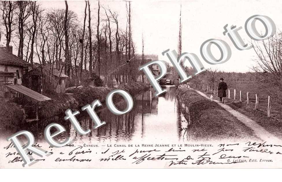 le Canal et moulin vieux