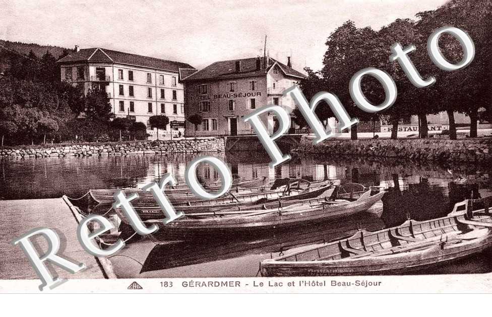 le lac et l' Hotel Beau Sejour