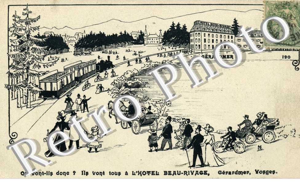 Ou vont ils donc ? Ils vont tous à l'Hôtel Beau Rivage