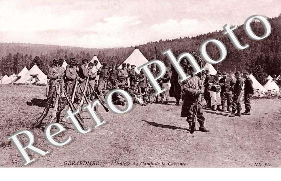 l'entree du  camp de la Cercenee
