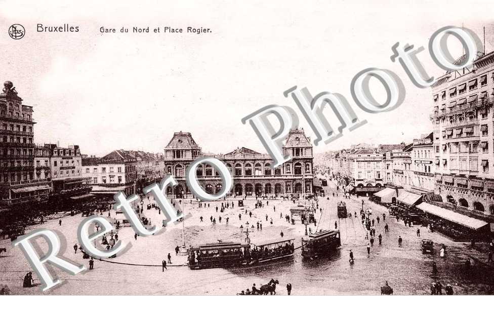 Gare du Nord et Place Rogier