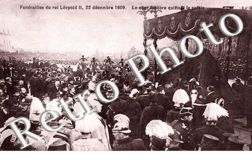 funerailles du roi leopold II , 22 decembre 1909