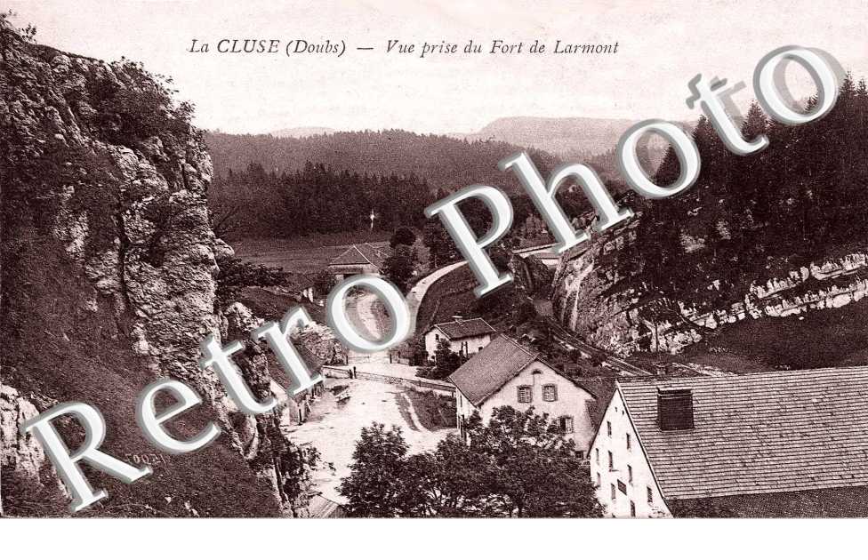 la Cluse  Vue prise du Fort de Larmont