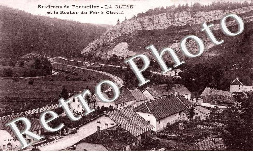 la Cluse et le rocher du fer a Cheval