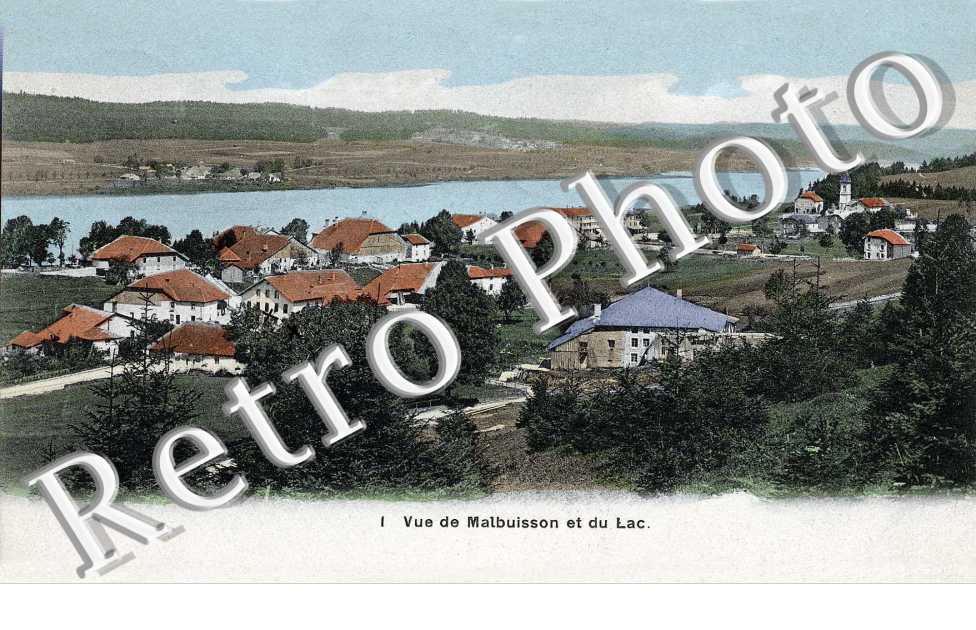vue de malbuisson et le lac