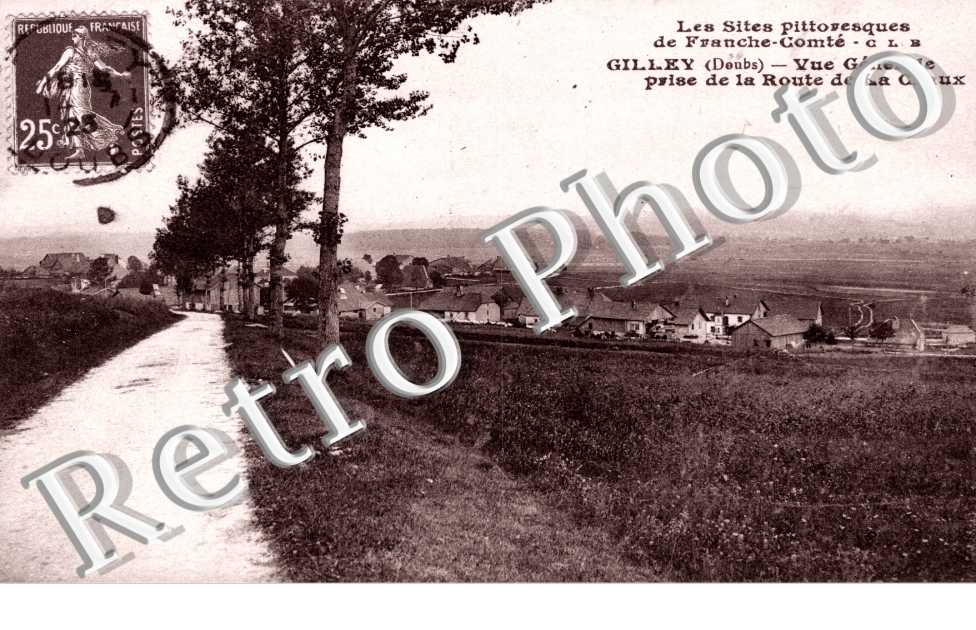 vue generale prise de la route de La Chaux