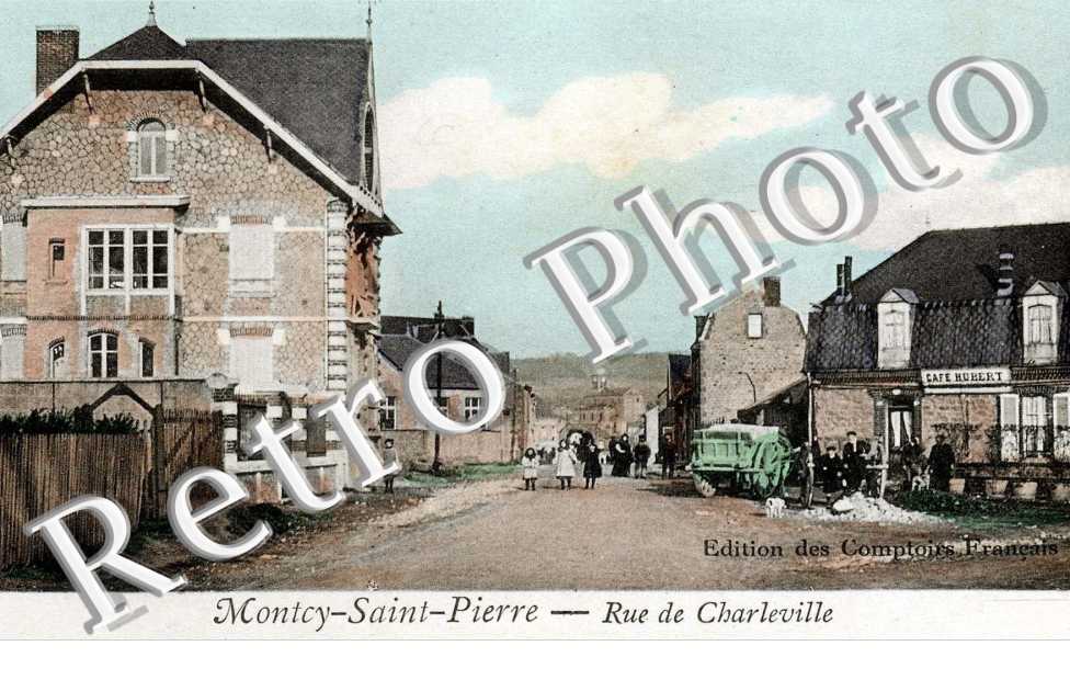 Montcy-Saint-Pierre, rue de Charleville (Edition des Comptoirs Francais)