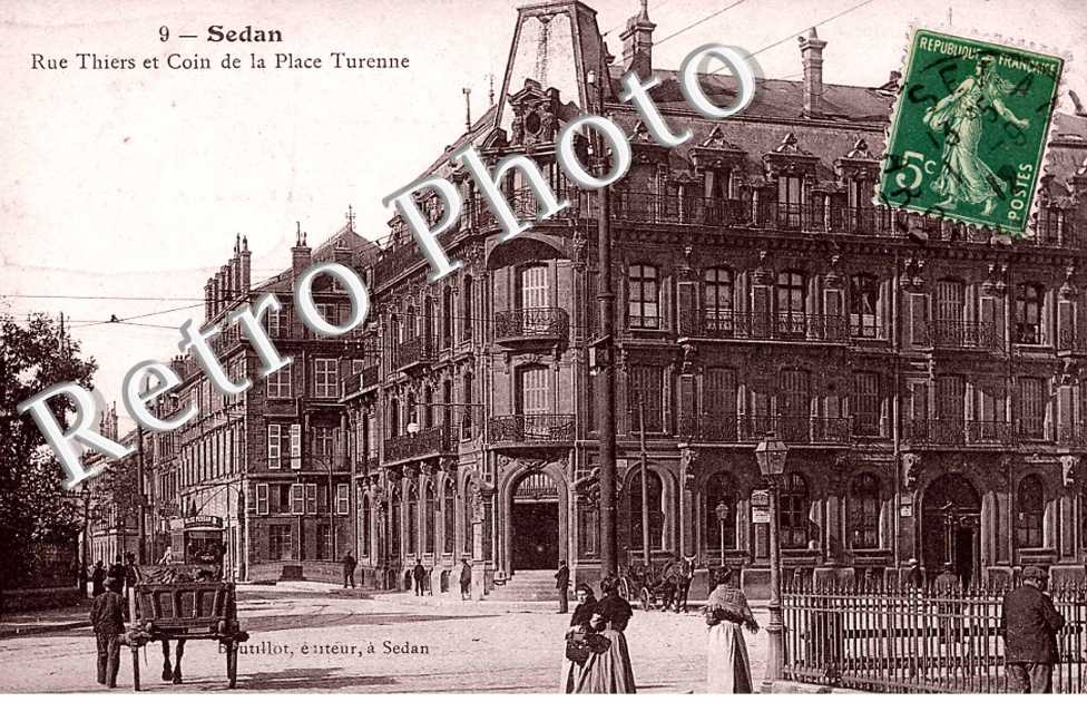 Rue Thiers et coin de la Rue Turenne