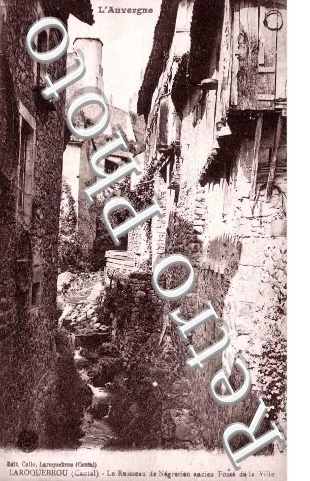 Le ruisseau de Negerieu ancien fosse de la ville