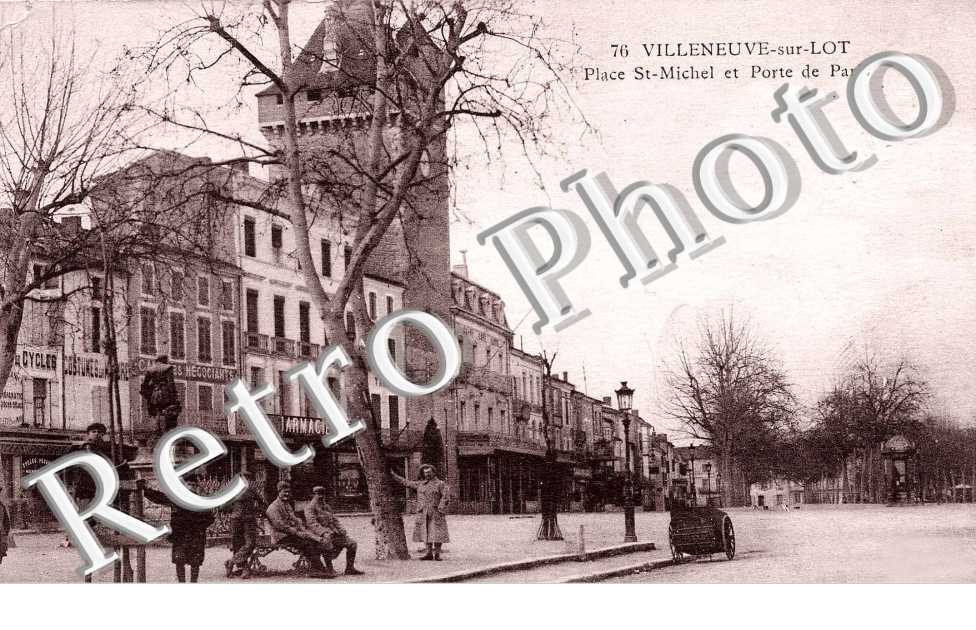 place Saint-Michel et porte de Paris