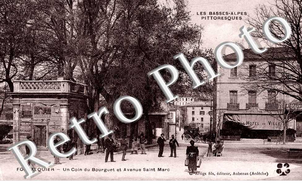 un coin du Bourguet et avenue Saint-Marc 