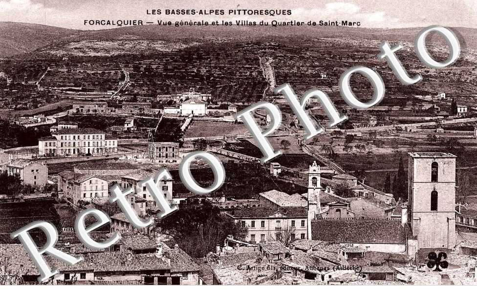 vue generale et les villas du quartier Saint-Marc 