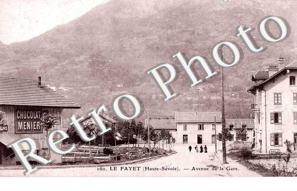 LE FAYET - AVENUE DE LA GARE