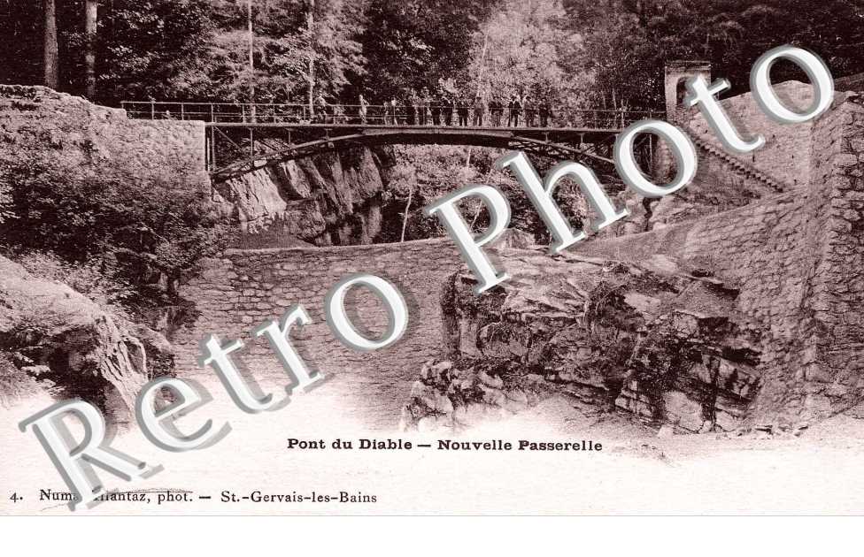 Pont du Diable. Nouvelle Passerelle