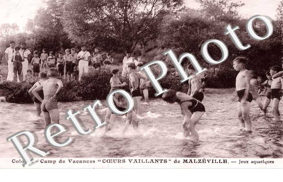 colonie - camp de vacances "coeurs vaillants" - jeux aquatiques