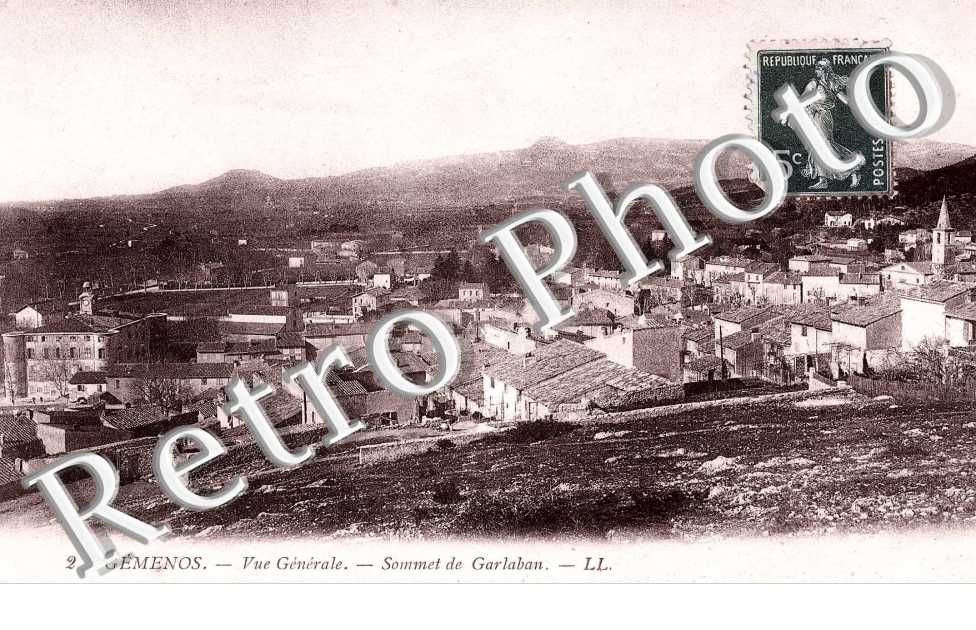 Vue generale - sommet de Guarlaban