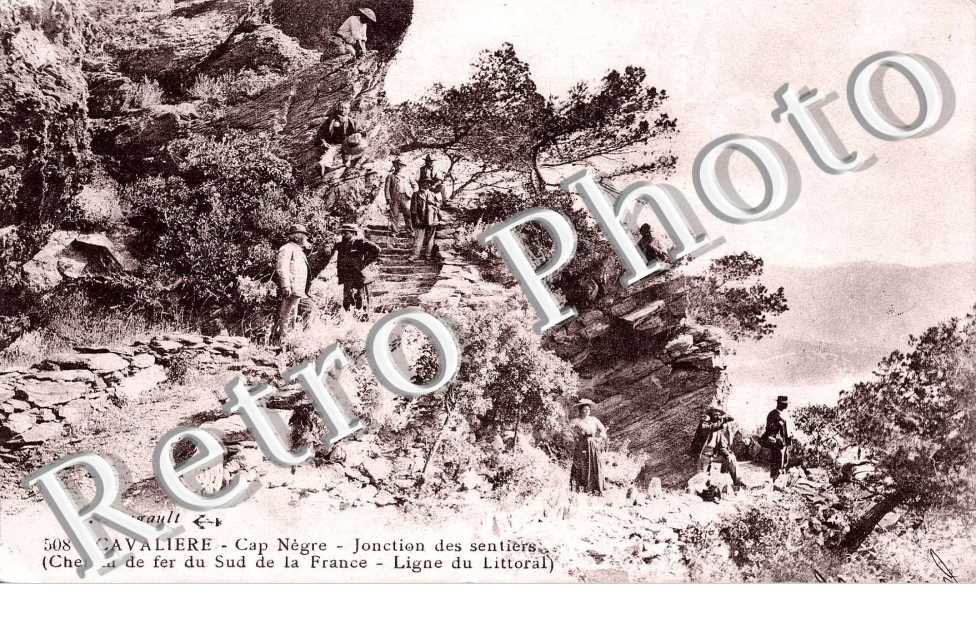 Cavaliere - Cap Negre, jonction des Sentiers
