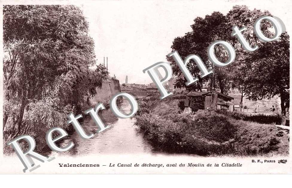 Le canal de decharge, aval du moulin de la citadelle