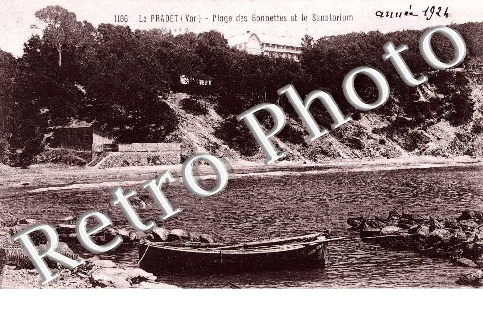 Plage des Bonnettes et le Sanatorium