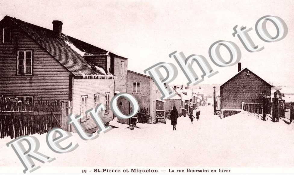 La Rue Boursaint en hiver