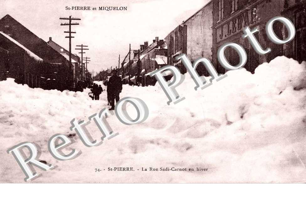 Rue Sadi Carnot en Hiver