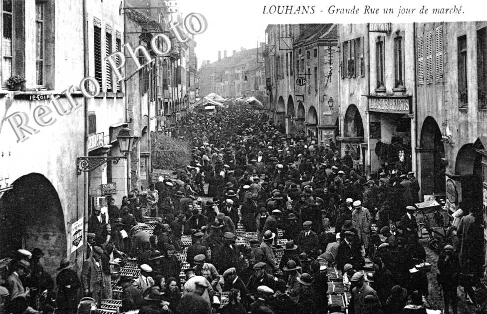 Grande rue un jour de marche