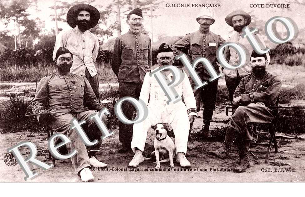 Le Lieutenant Colonel Lagarrue - colonie francaise