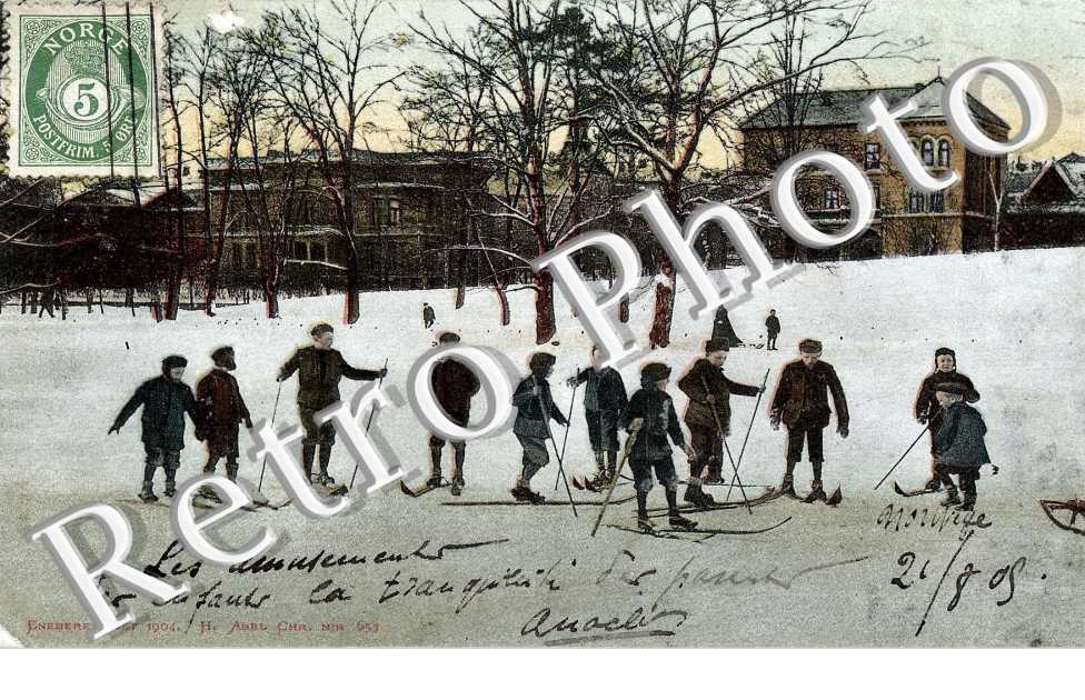 enfants à ski