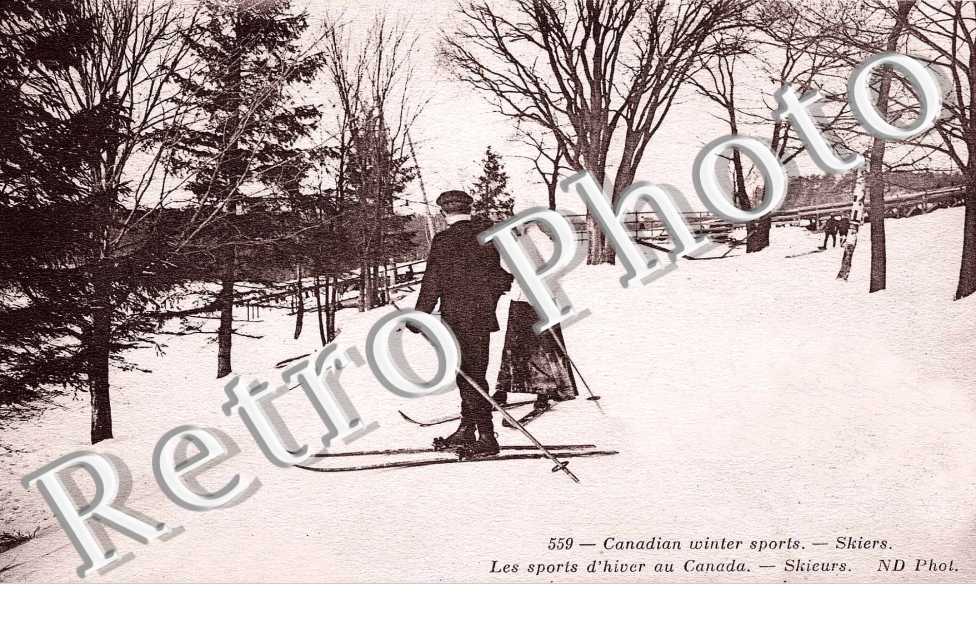 Canadian winter sports - Skiers