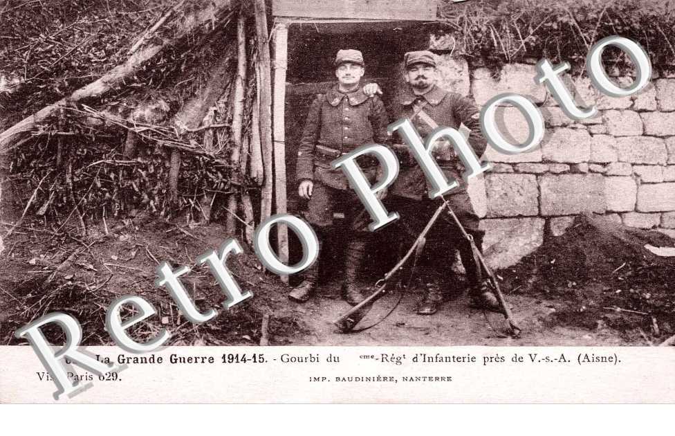 gourbi du  eme Regt d'Infanterie