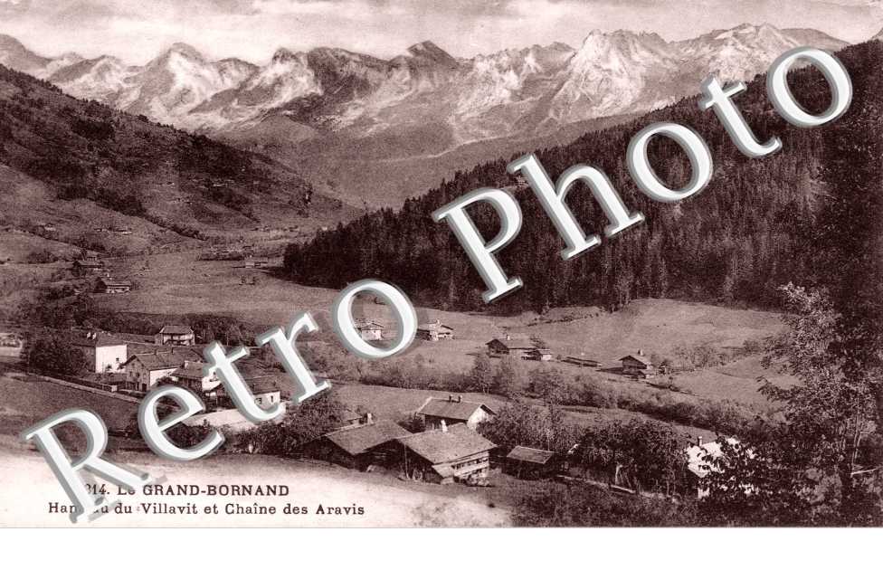 hameau du Villavit et chaine des Aravis