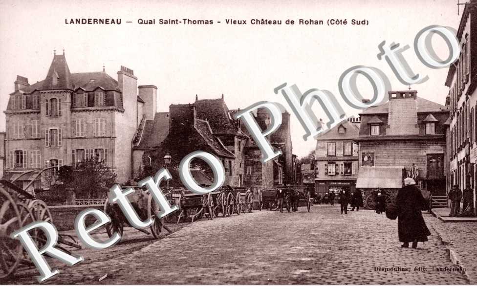 quai Saint Thomas, vieux chateau de Rohan
