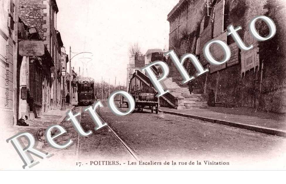 Les escaliers de la rue de la visitation