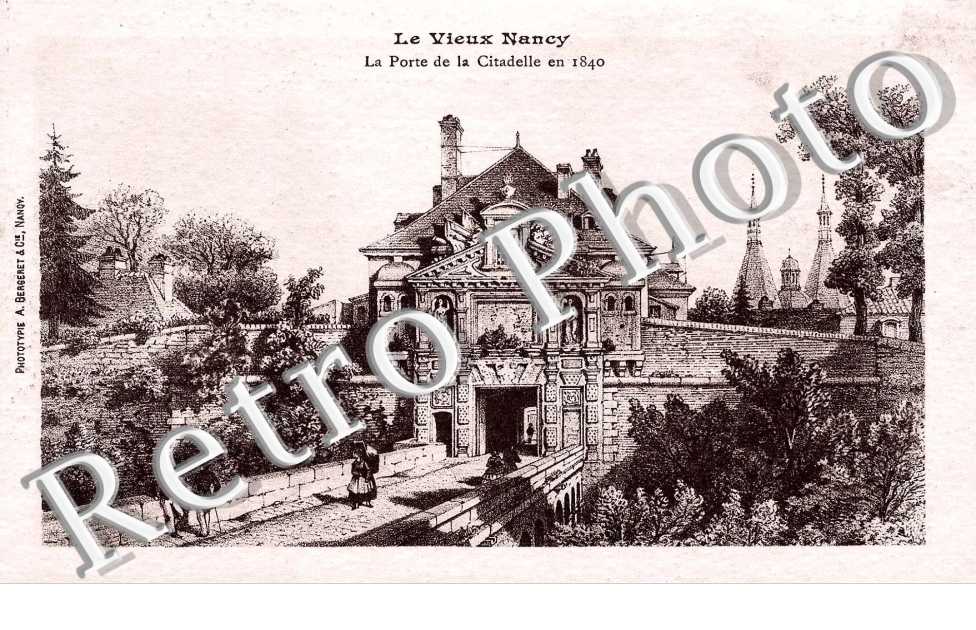 LA PORTE DE LA CITADELLE EN 1840