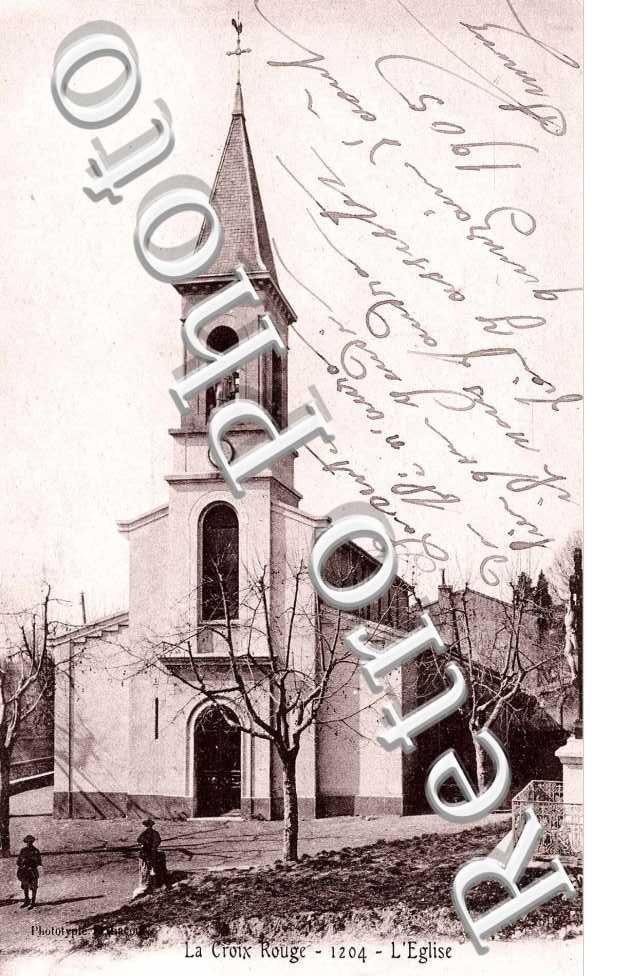 LA CROIX ROUGE L'EGLISE
