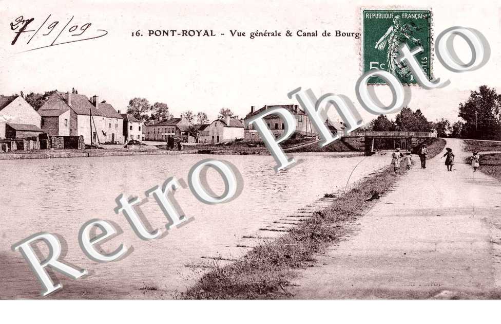 Pont Royal, le Canal de Bourgogne