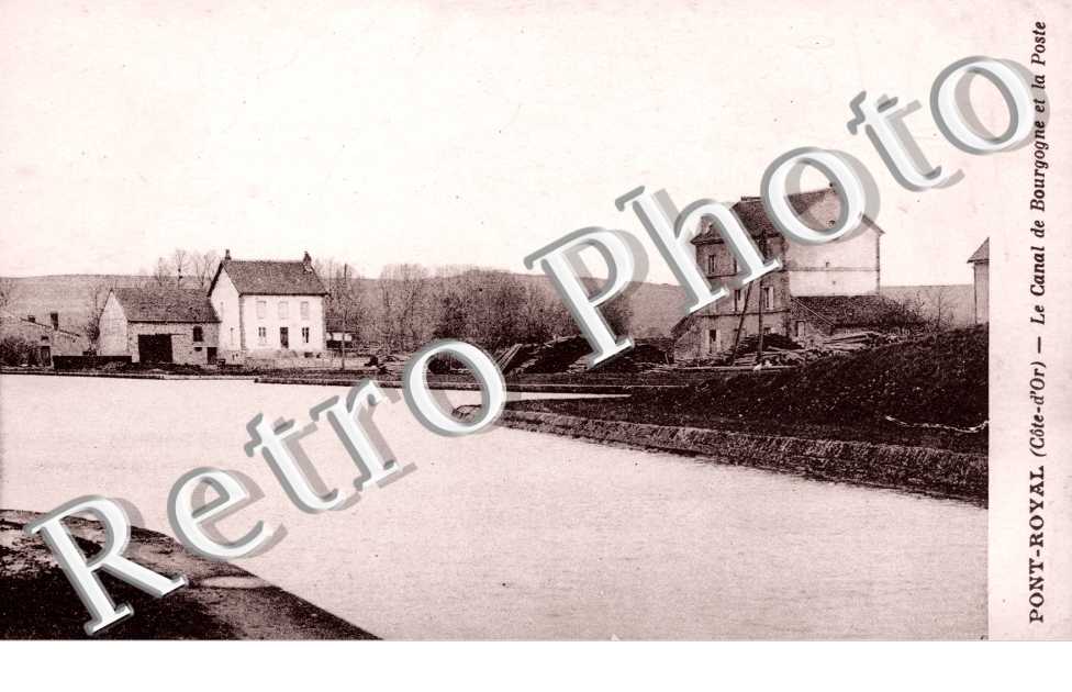 Pont Royal, le Canal de Bourgogne et la Poste