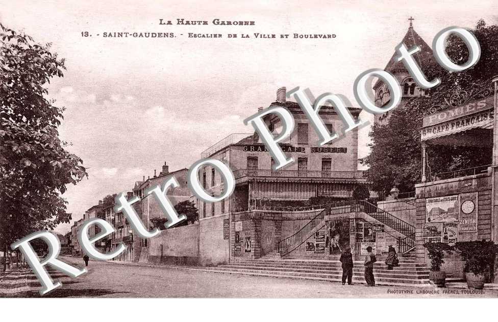 Escalier de la Ville et Boulevard