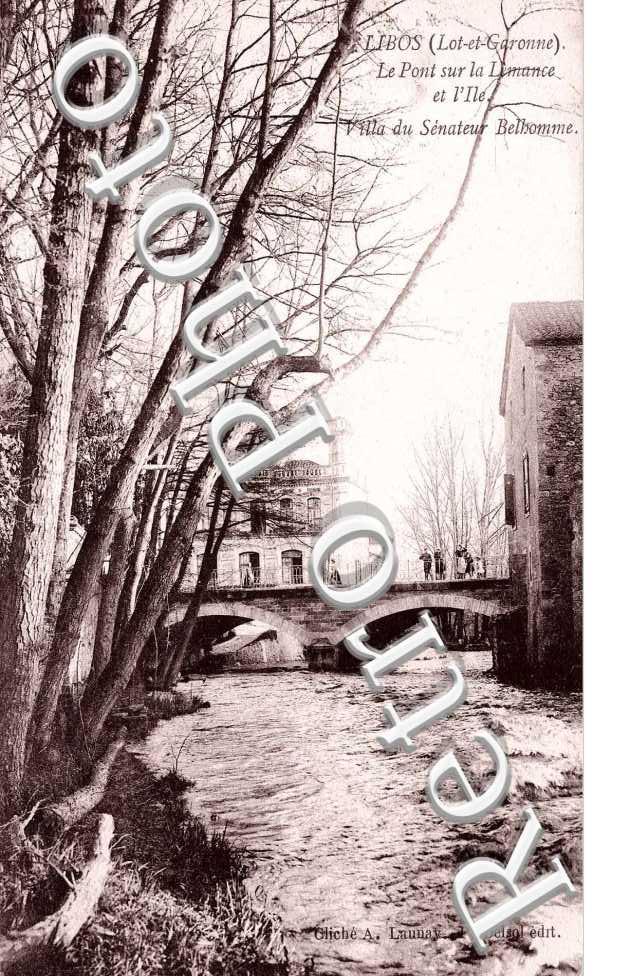Pont sur la Limance et Ile, Villa du Senateur Belhomme