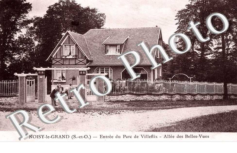 entree du Parc de Villeflix  Allee des Belles-Vues