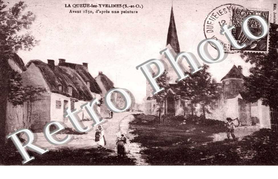Avant 1850, d&#039;appres une peinture