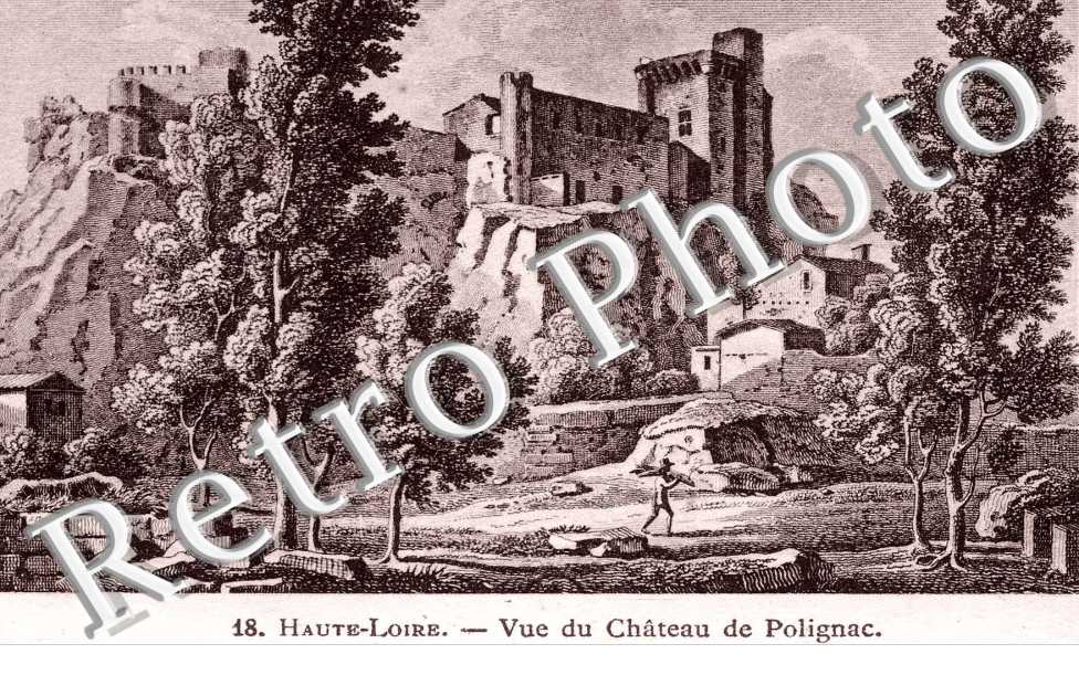 vue du chateau de Polignac