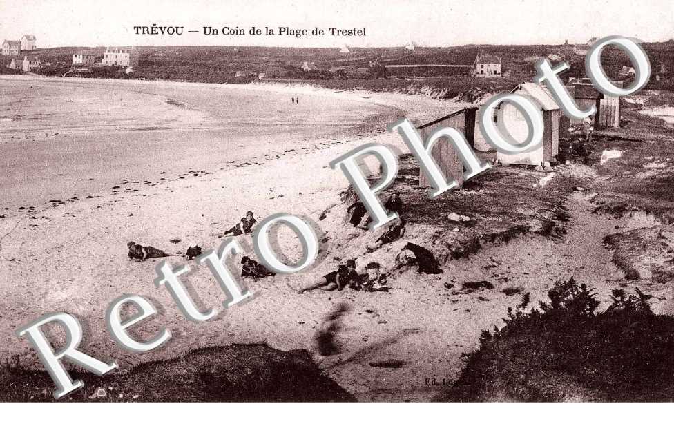 un coin de la plage du Trestel