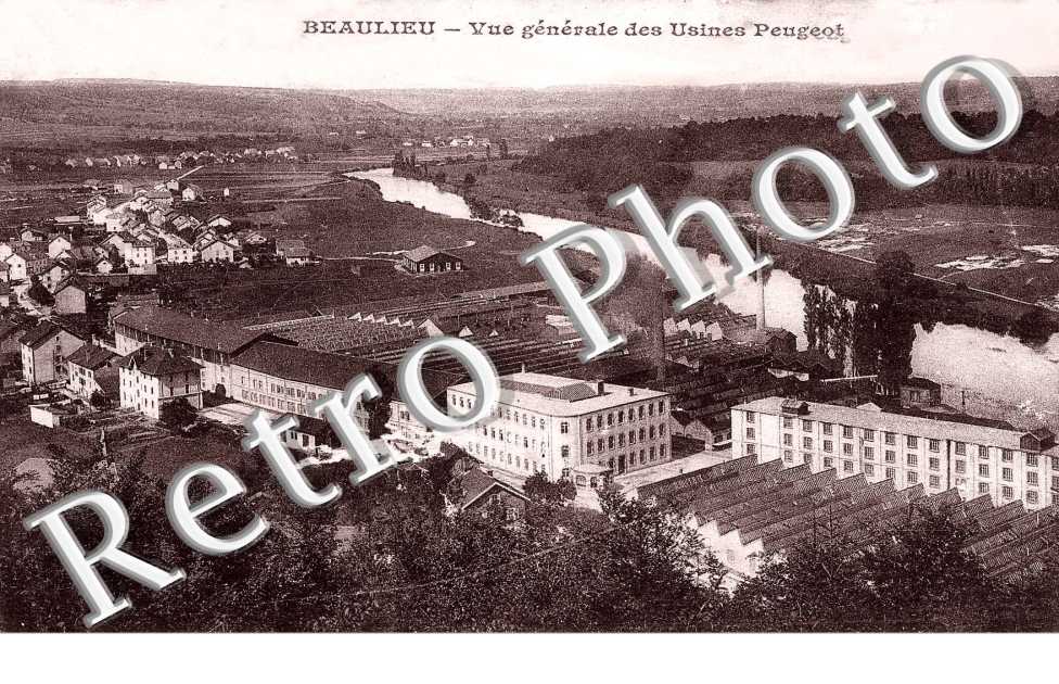 BEAULIEU - vue generale des usines Peugeot